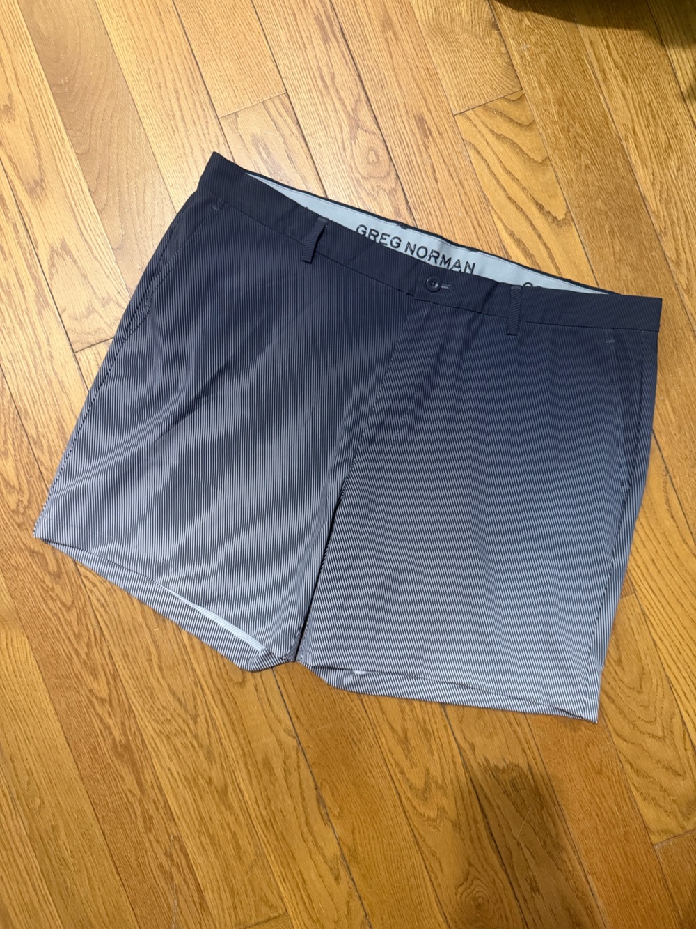 Attack Life Greg Norman Striped Performance Shorts